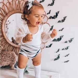 Glow in the dark Halloween baby bummies (diaper covers) new